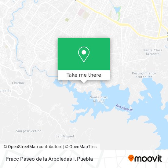 Mapa de Fracc Paseo de la Arboledas I