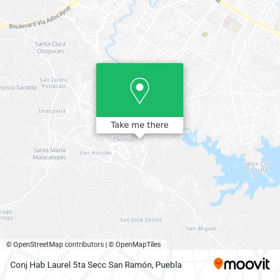 Conj Hab Laurel 5ta Secc San Ramón map