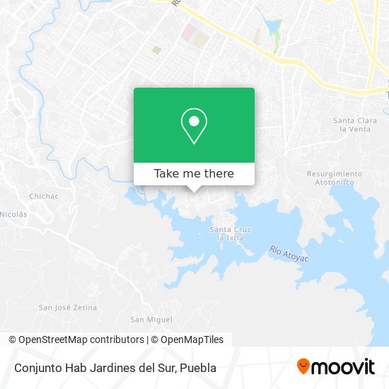 Conjunto Hab Jardines del Sur map