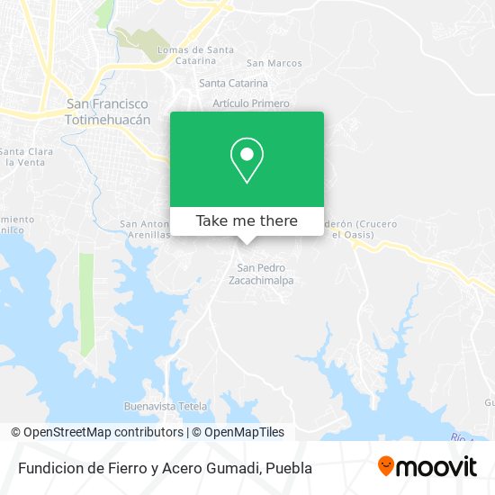 Mapa de Fundicion de Fierro y Acero Gumadi