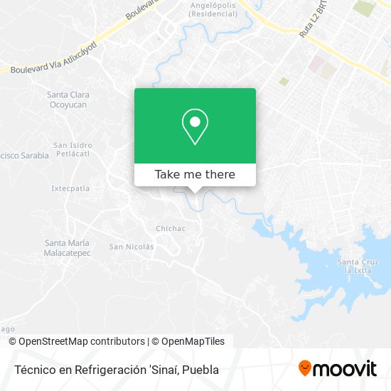 Técnico en Refrigeración 'Sinaí map