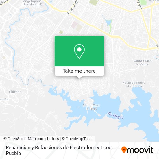 Reparacion y Refacciones de Electrodomesticos map