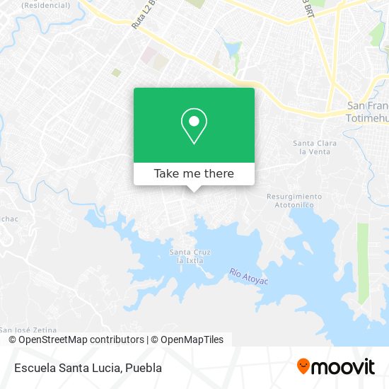 Escuela Santa Lucia map