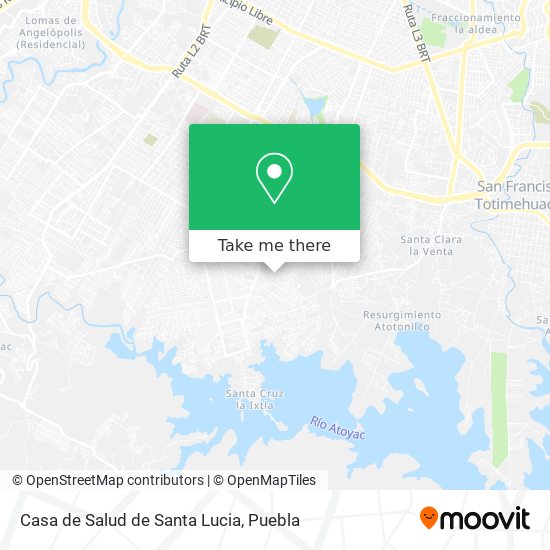 Casa de Salud de Santa Lucia map