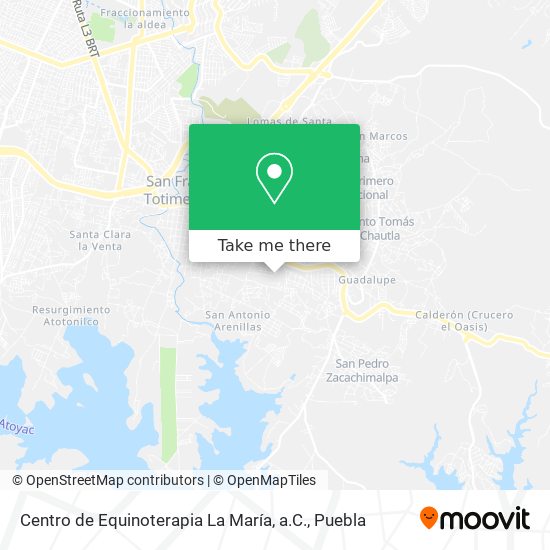 Centro de Equinoterapia La María, a.C. map