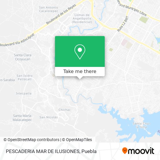 Mapa de PESCADERIA MAR DE ILUSIONES