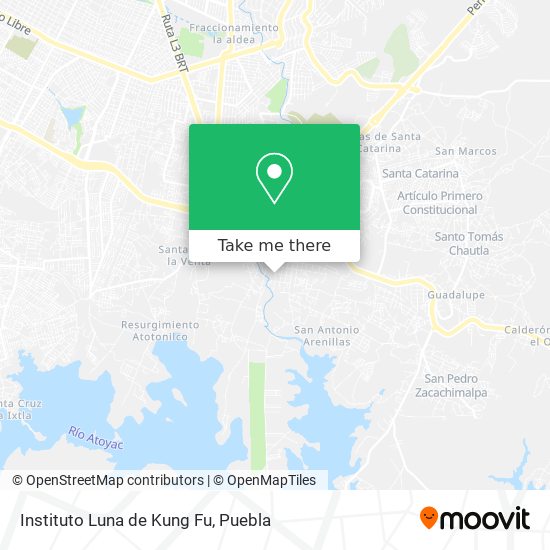 Mapa de Instituto Luna de Kung Fu