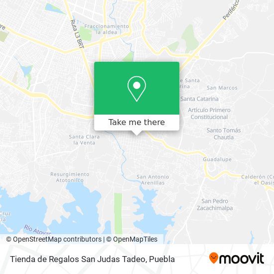 Mapa de Tienda de Regalos San Judas Tadeo