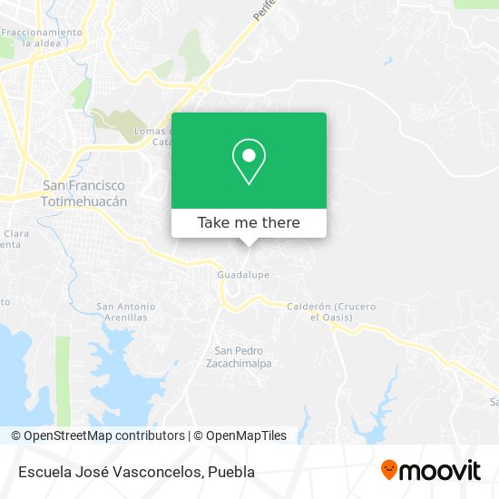 Escuela José Vasconcelos map