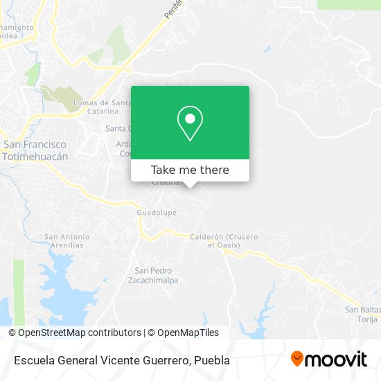 Escuela General Vicente Guerrero map