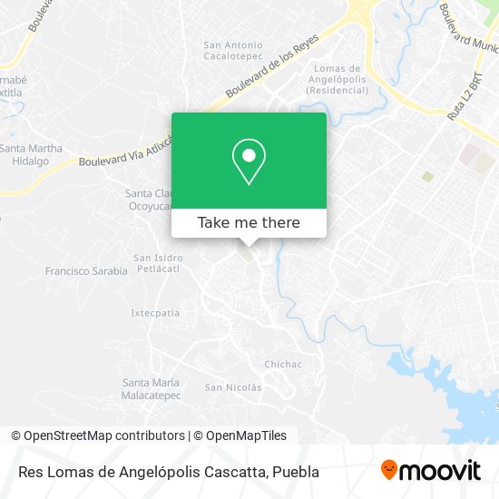 Mapa de Res Lomas de Angelópolis Cascatta