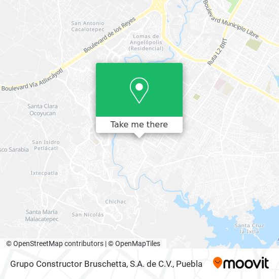 Mapa de Grupo Constructor Bruschetta, S.A. de C.V.