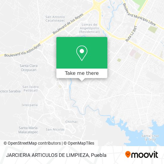 Mapa de JARCIERIA ARTICULOS DE LIMPIEZA