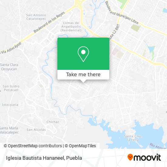 Iglesia Bautista Hananeel map