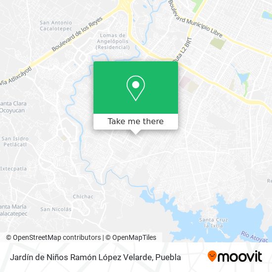 Mapa de Jardín de Niños Ramón López Velarde
