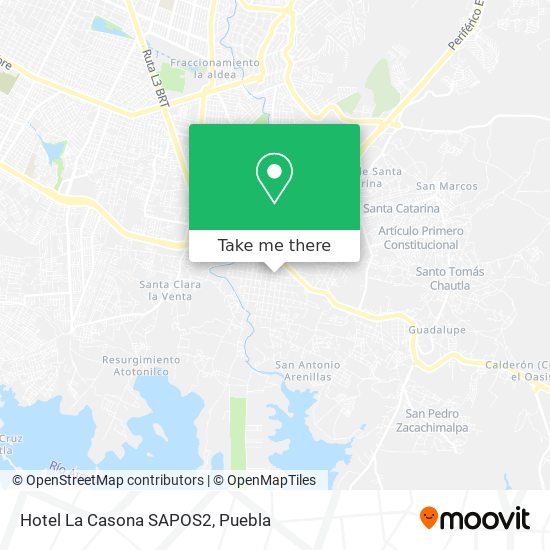 Mapa de Hotel La Casona SAPOS2