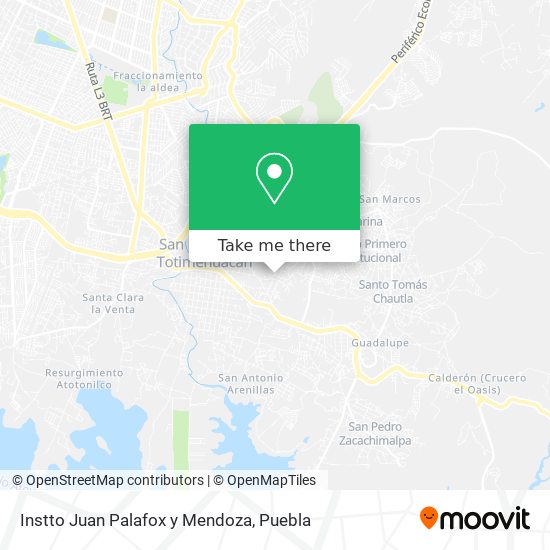 Instto Juan Palafox y Mendoza map