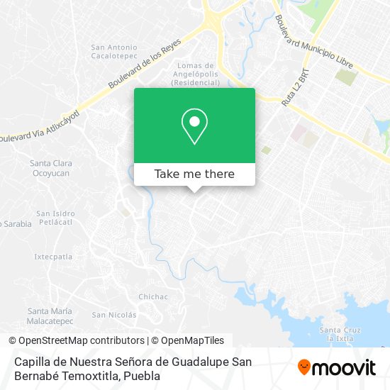 Capilla de Nuestra Señora de Guadalupe San Bernabé Temoxtitla map