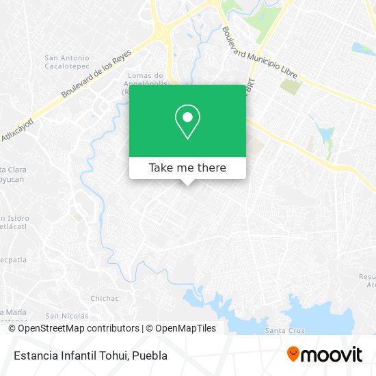 Estancia Infantil Tohui map