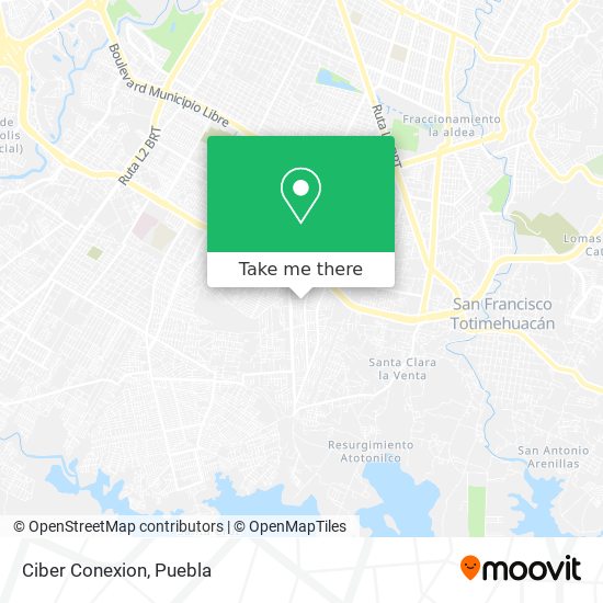 Mapa de Ciber Conexion