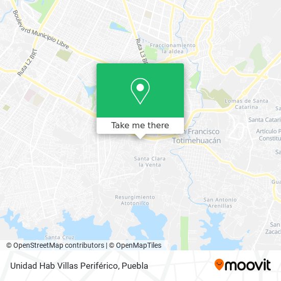 Unidad Hab Villas Periférico map