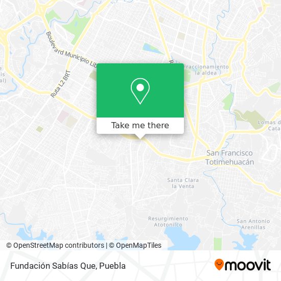 Fundación Sabías Que map
