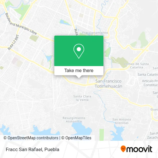 Mapa de Fracc San Rafael