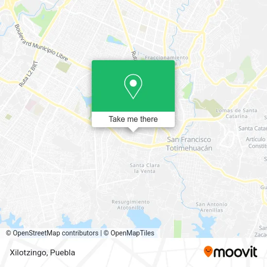 Mapa de Xilotzingo
