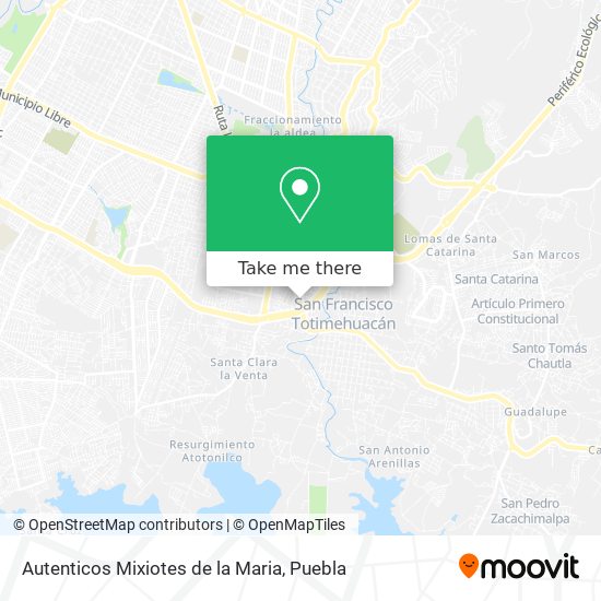 Autenticos Mixiotes de la Maria map