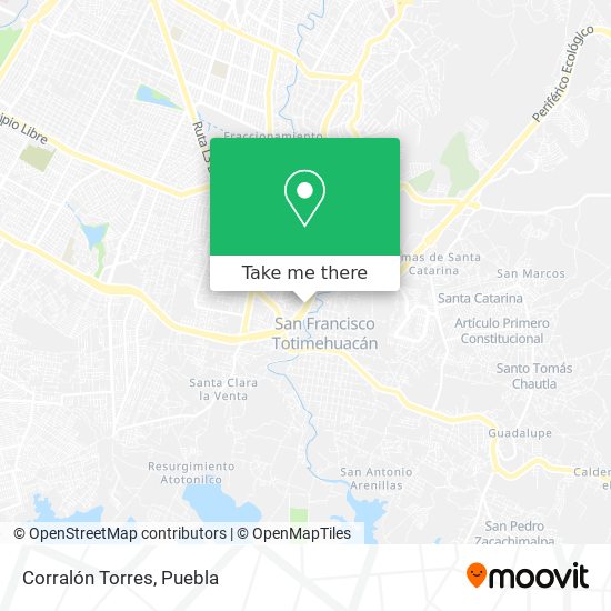 Mapa de Corralón Torres