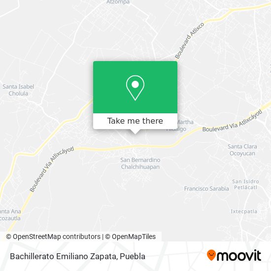 Mapa de Bachillerato Emiliano Zapata