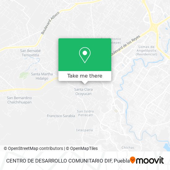 CENTRO DE DESARROLLO COMUNITARIO DIF map