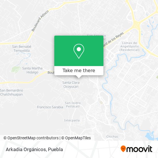 Arkadia Orgánicos map