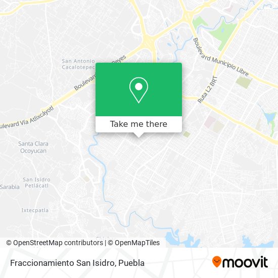 Fraccionamiento San Isidro map