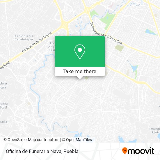 Mapa de Oficina de Funeraria Nava
