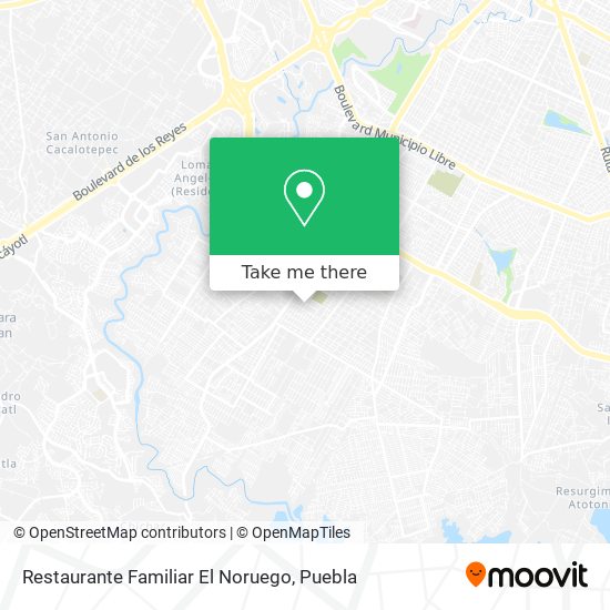 Restaurante Familiar El Noruego map