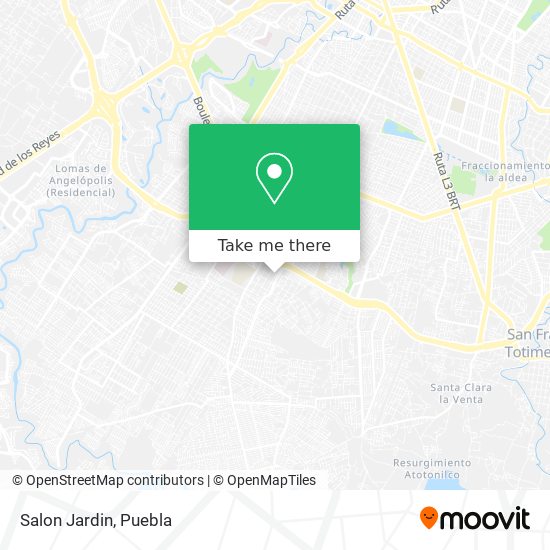 Mapa de Salon Jardin