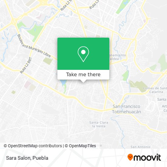 Mapa de Sara Salon