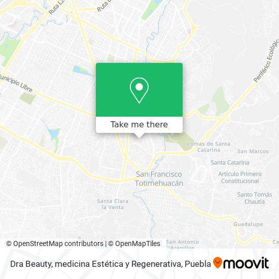 Dra Beauty, medicina Estética y Regenerativa map