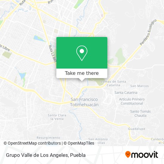 Mapa de Grupo Valle de Los Angeles