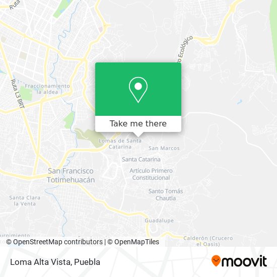 Mapa de Loma Alta Vista