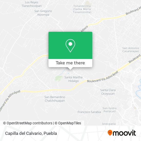 Mapa de Capilla del Calvario