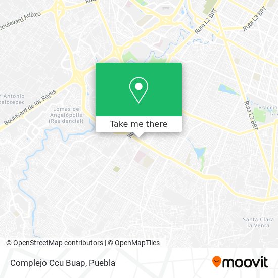 Mapa de Complejo Ccu Buap