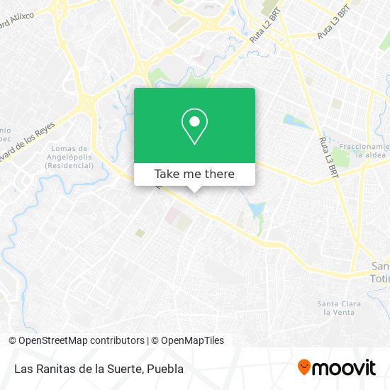 Mapa de Las Ranitas de la Suerte