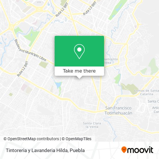 Tintoreria y Lavanderia Hilda map