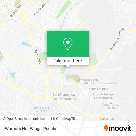 Warriors Hot Wings map