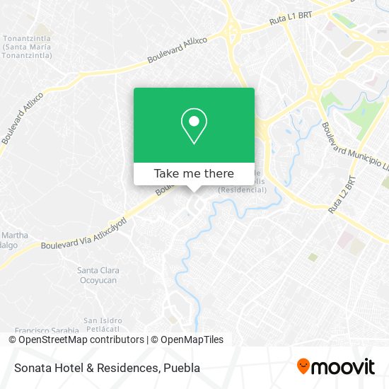 Sonata Hotel & Residences map