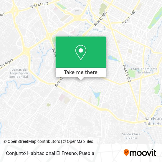 Conjunto Habitacional El Fresno map