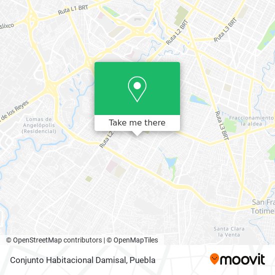 Conjunto Habitacional Damisal map