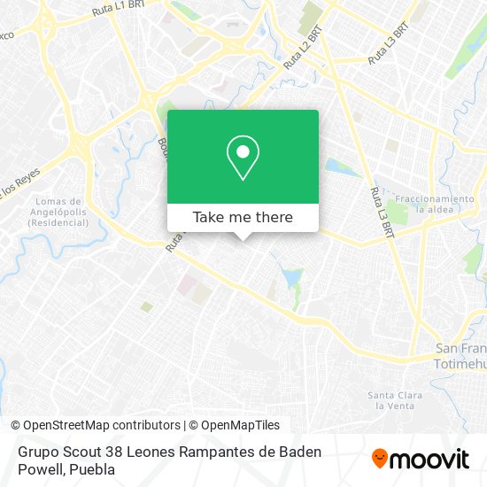 Grupo Scout 38 Leones Rampantes de Baden Powell map